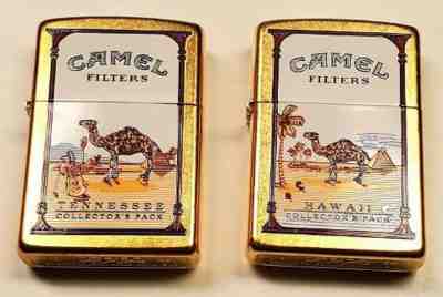 Zippo Camel State Collectors Pack TN and HI 1941 Replica CZ  Only 50 Made 2004