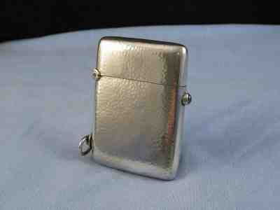 ANTIQUE HAHWAY GERMAN ARTS  CRAFTS SILVER SMOKING POCKET SEMI AUTOMATIC LIGHTER 