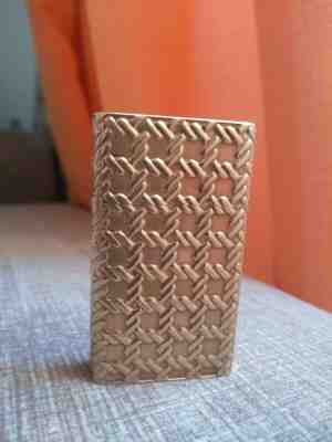 VINTAGE AUTHENTIC TIFFANY & CO 14K YELLOW GOLD ZIPPO LIGHTER