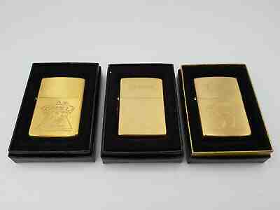 Zippo lighters brass Camel 1932-1984 PROTOTYPE 1932-1988 75th anniversary