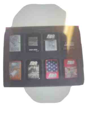 Zippo Snap-On Tools 100th Anniversary 100 Years 8 Lighter Set Brand New RARE!! 