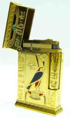 S.T. Dupont Gold Pharaoh Limited Edition Lighter Rare 