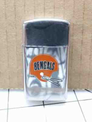 Rare Cincinnati Bengals 1977 Zippo Lighter Slim NFL ~ National Football League