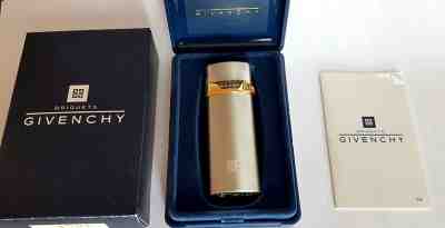 Original Givenchy SL Lighter in Steel w/Case, NOS, Japan (#CM1501)