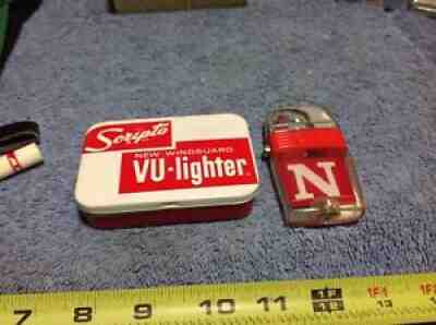 RARE Scripto Nebraska Football 1970-71 champions Cigarette Lighter