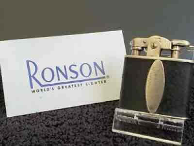 1928 Ronson De Light Standard ORIGINAL LEATHER