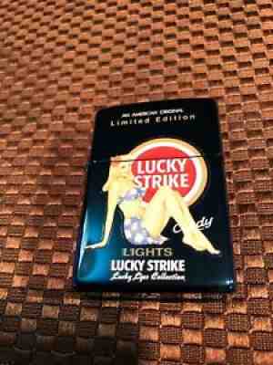 Zippo Lucky Strike Pin Up Girl Lucky Lips ULTRA RARE My Zippo