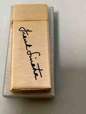 RARE Frank Sinatra Signature Barlow Tallboy Lighter! Personal gift - UNFIRED