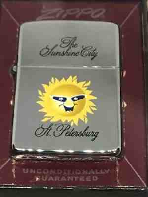 Vintage Rare 1961 Town & Country St Petersburg, FL Zippo Lighter! NMIB! Unfired