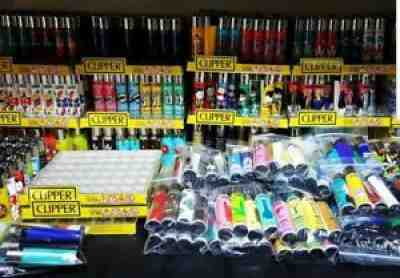 Wholesale Lot Of 10 Clipper Lighter Full Plates of 48 Lighters Each Mix Plates