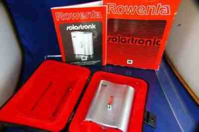 Vintage Rowenta Solar Solartronic Table Electronic Lighter 1980s NOS Boxed RARE