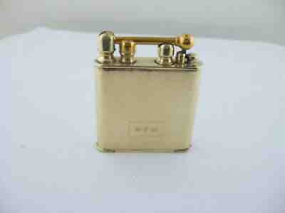 Rare 1920's Lift Arm Douglas Lighter Tiffany & Co 14kt Solid Gold 78 Grams