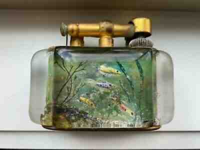 Vintage Dunhill Aquarium Fish Table Lighter - Half Giant Size NO RESERVE!!!