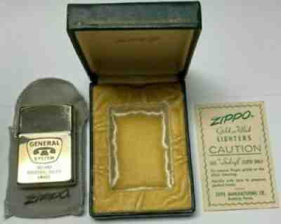 Vintage Zippo 1950s Lighter | 10k Gold Filled | UNUSED in ORIGINAL BOX | RARE |