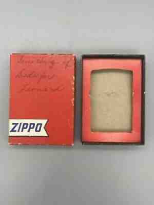 Vintage 40-50â??s Empty Zippo Lighter Box Red & Black - Must See!!