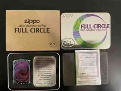 Rare And Collectible Vintage Lighters : Lighter Zippo Full Circle