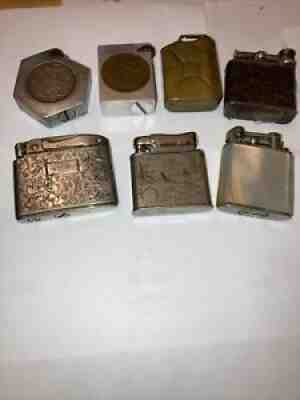 vintage lighters lot of 7 Interesting Styles