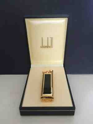 Dunhill Sylphide Lighter Black & Gold .Original Condition. Vintage