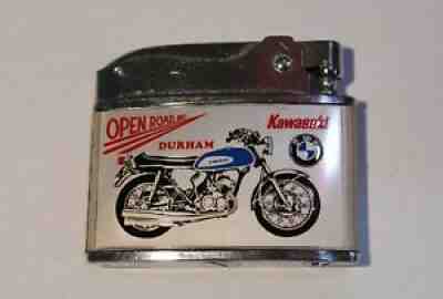 VINTAGE SLIM LIGHTER - OPEN ROAD MOTORCYCLES DURHAM KAWASAKI BMW HONDA