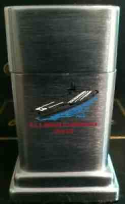 USS Dwight D Eisenhower CVN-69 Zippo Barcroft Table Lighter MIB