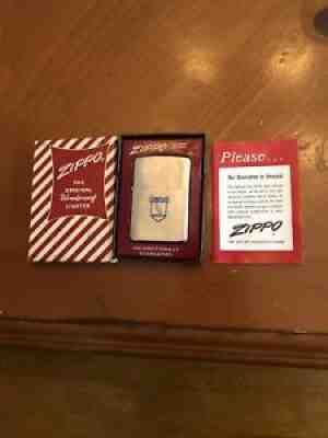 1960 UNFIRED  GRAYBAR QUALITY   ZIPPO LIGHTER ADVERTISING BRUSH FINISH IN BOX