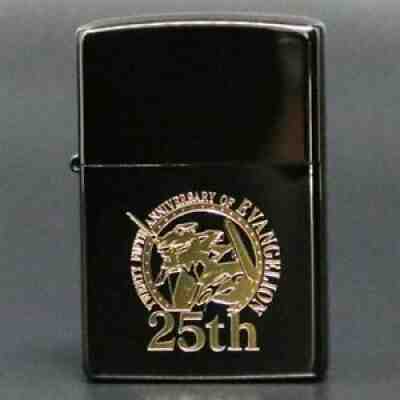 Zippo Evangelion Eva 25th Anniversary Black Gold Japan Limited Japanese Anime