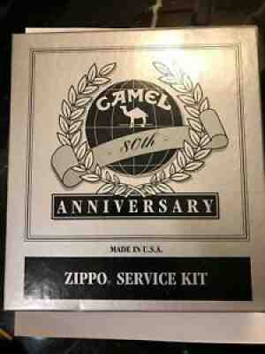 Vintage Brand New 1994 Camel 80th Anniversary Made in U.S.A. Zippo Service Kit