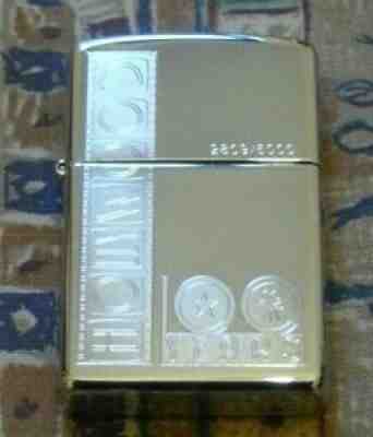 HOLLYWOOD 100 YEARS LIMITED EDITION ZIPPO LIGHTER FREE FLINTS