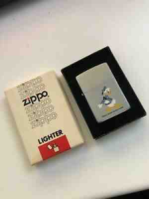 Zippo Lighter 1978 Walt Disney Donald Duck lighter with Original Box