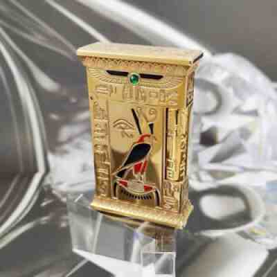 S.T. Dupont Egypt Gold Lighter, Luxury Style, Rare Lighter, S T Dupont Paris