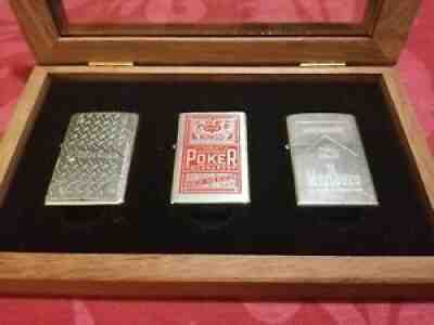 Zippo Marlboro Limited Edition set 2002 new in original wood box