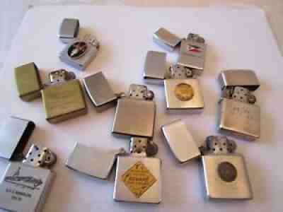 Lot of Zippo Lighters Plus One