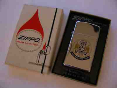 Vintage 1968 Apollo 8 Recovery Zippo Lighter USS Yorktown CVS-10 NASA with Box