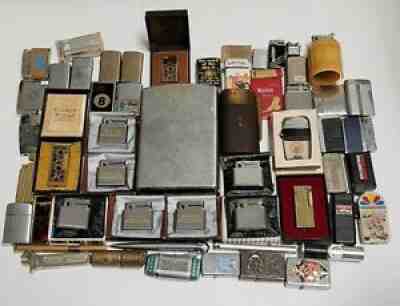 Vintage Lighter Lot | Scripto Ronson Marlboro Winston Camel Ibelo ASR etc.! |