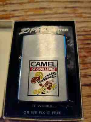 RARE 1973 Camel GT Challenge Zippo Lighter With Original Box VERY GOOD CONDITION