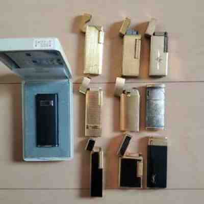 LOT 10set lighters Dunhill GIVENCHY windmill YSL ZAIMA TANITA LANCEL