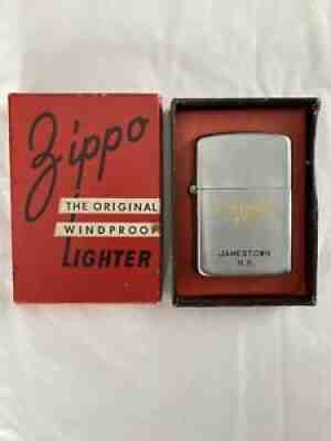 Â Vtg 1940's ZIPPO Lighter Ingjald Vikings Lodge #65, IOV, Jamestown New York USA