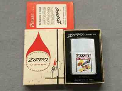 VINTAGE 1972 CAMEL CIGARETTES GT CHALLENGE ZIPPO LIGHTER MIB VERY RARE