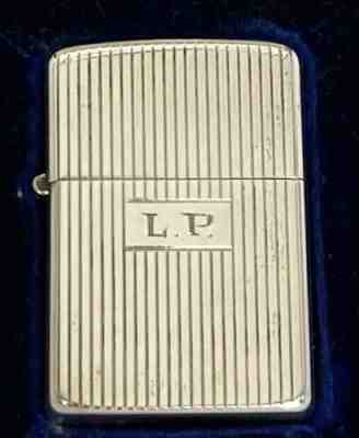 Vintage Sterling Zippo Lighter