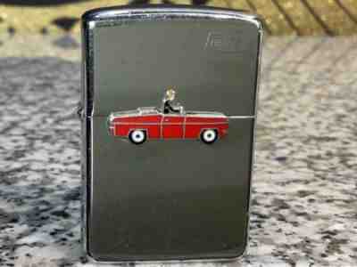 Vintage RARE 1964 HERTZ Car & Driver Trick Zippo Lighter