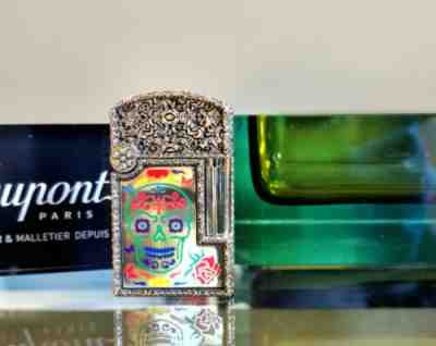 Extremely Rare, Limited Edition S.T. Dupont Dia de Los Muertos Lighter #28/66