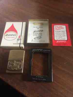 VINTAGE 1976 Marlboro cowboy roper zippo lighter