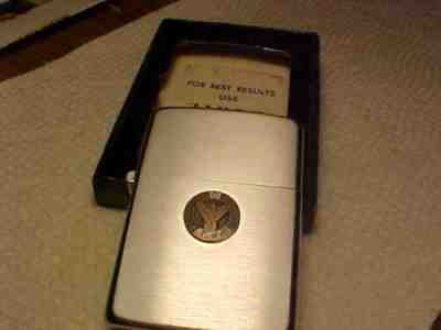 1940,s Zippo Lighter - 3 Barrel - B P.O. E. ELKS? unfired