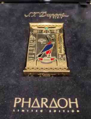 Rare, Limited Edition S.T. Dupont Pharaoh Line 2 Lighter #402/2575 Original Box