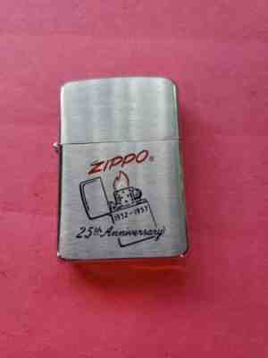 Vintage Zippo 1932-1957 25th Anniversary Lighter