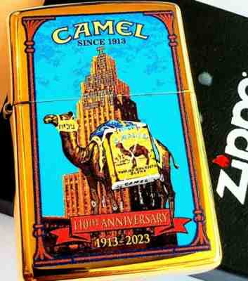 Zippo lighter CAMEL 110th prototype chrome Anniversary CZ LIMITED EDITION