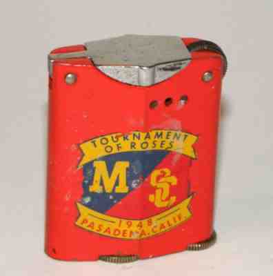 rare 1948 Rose Bowl Michigan vs USC football game petrol windproof lighter