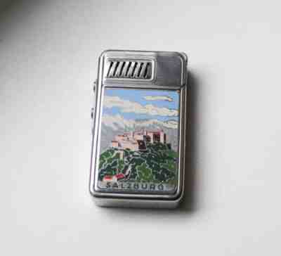 Vintage Imco 6300 Perplex Salzburg Petrol lighter made in Austria