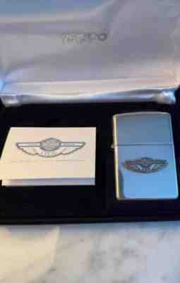 Harley Davidson 100th Anniversary Sterling Silver Zippo Lighter #1844 / 2003