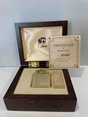 New Colibri Lighter 1928 kickstart Limited Edition 1640/2000 Gold Original Box